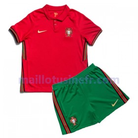 Maillot de Foot Portugal Domicile UEFA EURO 2020 - Enfant